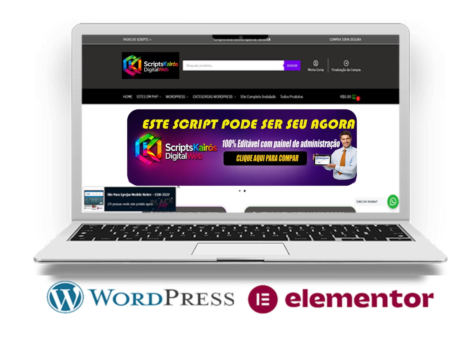 Loja para vendas de produtos digitais - COD01